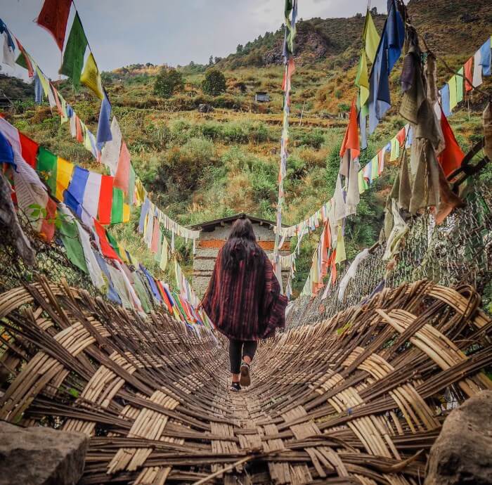 Chaksam Bridge of Tawang