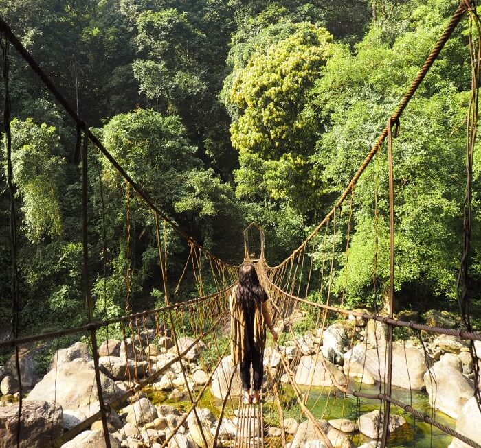 Wire bridges of Meghalaya